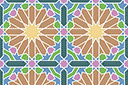 Arabische sjablonen - Alhambra 02a