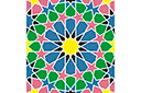 Arabische sjablonen - Alhambra 06b