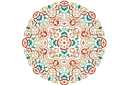 Arabische sjablonen - Cirkel arabesk