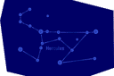 Pochoirs sur l'espace et les étoiles - Constellation Hercule