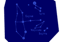 Pochoirs sur l'espace et les étoiles - Quatre constellations