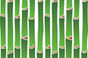 Muursjablonen met herhalende patronen - Bamboe behang 1