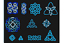 Stencils met Keltische motieven - Iep 2