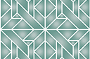 Muursjablonen met herhalende patronen - Geometrische tegels 05