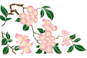 Oosterse stijl stencils - Chinese magnolia