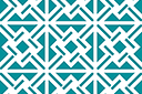 Muursjablonen met herhalende patronen - Geometrisch behang 01
