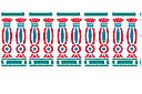 Randstencils met etnische motieven - Egyptische rand 2