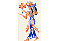 Egyptische sjablonen - Egyptische godin
