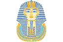 Egyptische sjablonen - Het masker van Toetanchamon