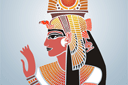 Egyptische sjablonen - Cleopatra
