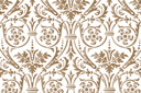 Muursjablonen met herhalende patronen - Empire stijl behang