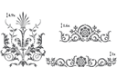 Sets van sjablonen in dezelfde stijl - Empire stijl set