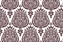 Muursjablonen met herhalende patronen - Damast behang 113