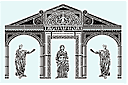 Pochoirs avec les points de repère d'Ephèse - Grand Palais 2