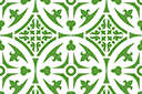 Pochoirs avec motifs carrés - Carrelage marocain 05
