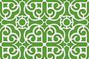 Stencils met vierkante patronen - Marokkaanse tegel 08