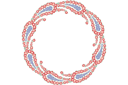 Ronde sjablonen - Paisley grote cirkel 169