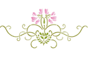 Pochoirs avec jardin et fleurs sauvages - Motif fleuri 05