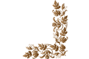 Sets van sjablonen in dezelfde stijl - Klokjesbloemen hoek 23