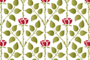 Muursjablonen met herhalende patronen - Roze behang 32