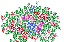 Sjablonen met tuindingen - Zomerbloemen