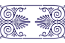 Griekse stijl sjablonen - Grieks patroon 17a