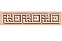 Griekse stijl sjablonen - Griekse rand 2