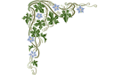 Sjablonen met tuindingen - Blauwe hopplant