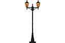 Sjablonen met herkenningspunten en gebouwen - Grote lantaarn 015
