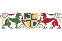 Sjablonen middeleeuwen - Heraldiek patroon 1