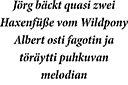 Stencils met uw tekst - Minion cursief