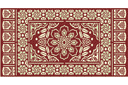 Pochoirs de style oriental - Tapis ottoman 1