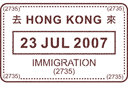 Stencils met verschillende symbolen - Stempel in paspoort 03