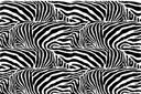 Muursjablonen met herhalende patronen - Zebrastrepen