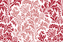 Muursjablonen met herhalende patronen - Distel