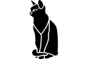 Stencils met Halloween motieven - Zwarte kat