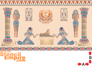Egyptische kamer (Egyptische sjablonen)