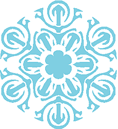 Sneeuwvlok VI - sjabloon voor decoratie