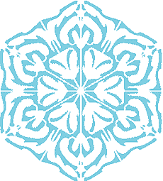 Sneeuwvlok XI - sjabloon voor decoratie