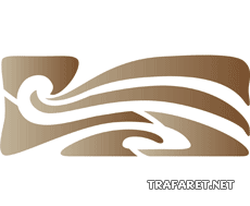 Abstract patroon 23 - sjabloon voor decoratie