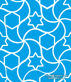 Alhambra 05a - sjabloon voor decoratie