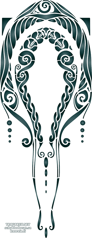 Iets Art Nouveau (Stencils van Art Nouveau en Art Deco stijlen)