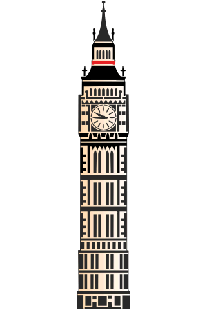 Big Ben (Sjablonen met herkenningspunten en gebouwen)