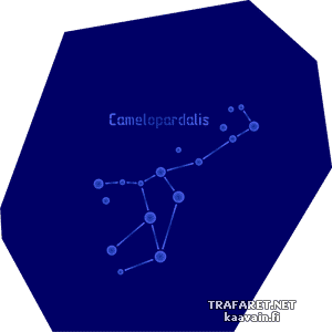 Constellation Girafe - pochoir pour la décoration