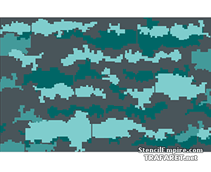 Digitale camouflage - sjabloon voor decoratie