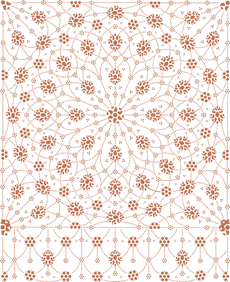 Perzisch tapijt - sjabloon voor decoratie
