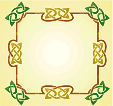 Vierkant Keltisch lijst - sjabloon voor decoratie