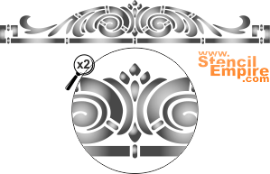 Lijstwerk klassiek 2 - sjabloon voor decoratie