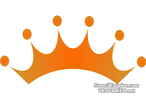 Prinsessenkroon 05 - sjabloon voor decoratie