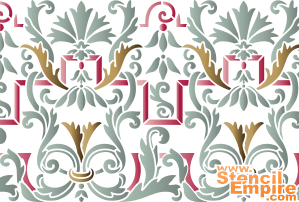 Middeleeuws patroon 5b - sjabloon voor decoratie